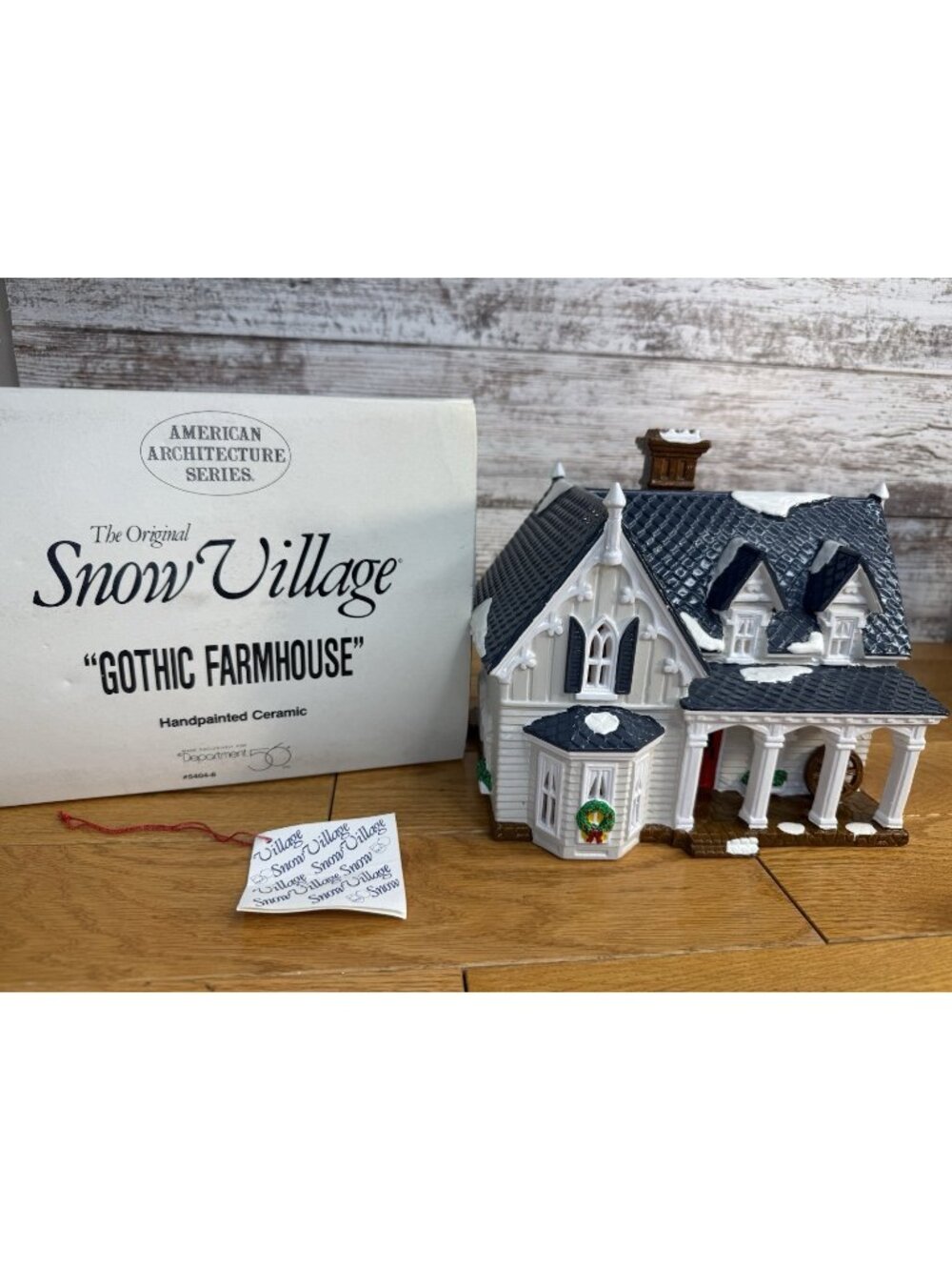 Dept 56 Snow Village GOTHIC FARMHOUSE #5404-6 American Architecture Lighted Bldg